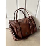 ブラウン | ベルトデザインBIG ショルダーBAG | EVRIS