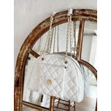 ホワイト | キルティングチェーンポケットBAG | EVRIS