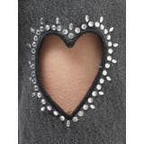 ビジューハートカッティングワイドデニムパンツ | EVRIS | 詳細画像25