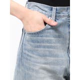 BACKスラッシュレースワイドデニムパンツ | EVRIS | 詳細画像44 
