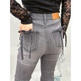 バックリボンフレアデニムパンツ 再入荷 | EVRIS | 詳細画像14