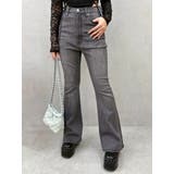 バックリボンフレアデニムパンツ 再入荷 | EVRIS | 詳細画像16