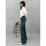 バックリボンフレアデニムパンツ 再入荷 | EVRIS | 詳細画像29