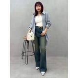 バックリボンフレアデニムパンツ 再入荷 | EVRIS | 詳細画像32
