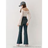バックリボンフレアデニムパンツ 再入荷 | EVRIS | 詳細画像8