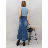 サイドビジューカットロングデニムスカート | EVRIS | 詳細画像18 