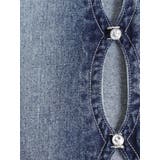 サイドビジューカットロングデニムスカート | EVRIS | 詳細画像41 