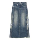 サイドビジューカットロングデニムスカート | EVRIS | 詳細画像45 