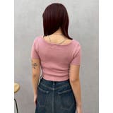 ワンポイントビジューチェーンニットトップス | EVRIS | 詳細画像20 