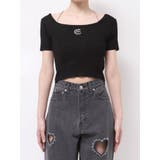 ワンポイントビジューチェーンニットトップス | EVRIS | 詳細画像36 