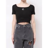 ワンポイントビジューチェーンニットトップス | EVRIS | 詳細画像43 