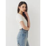 ワンポイントビジューチェーンニットトップス | EVRIS | 詳細画像5 