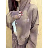 パウダーショートスウェットフーディー【セットアップ着用可能】 | EVRIS | 詳細画像19 