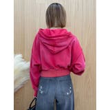 パウダーショートスウェットフーディー【セットアップ着用可能】 | EVRIS | 詳細画像43 