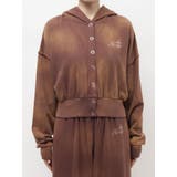 パウダーショートスウェットフーディー【セットアップ着用可能】 | EVRIS | 詳細画像47 