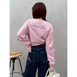 オーバーサイズラインストーングラフィックロンT 春夏 防寒対策 | EVRIS | 詳細画像29
