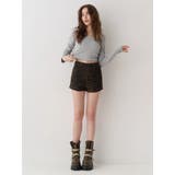 バックリボンスクエアネックリブトップス | EVRIS | 詳細画像14