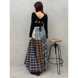 バックリボンスクエアネックリブトップス | EVRIS | 詳細画像27