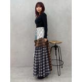 バックリボンスクエアネックリブトップス | EVRIS | 詳細画像28