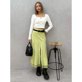 バックリボンスクエアネックリブトップス | EVRIS | 詳細画像33