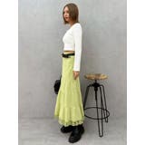 バックリボンスクエアネックリブトップス | EVRIS | 詳細画像34