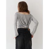 オフショルフーディトップス | EVRIS | 詳細画像6 