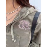 ワンポイントロゴショートパーカー【セットアップ着用可能】 | EVRIS | 詳細画像7 