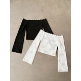 スカラップオフショルレーストップス | EVRIS | 詳細画像24 