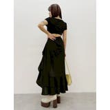 イレヘムフリルバックオープンロングワンピース | EVRIS | 詳細画像36 