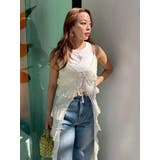 レースフリルロングジレ | EVRIS | 詳細画像13 