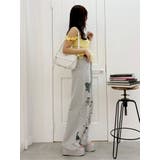 グラフィックデザインワイドパンツ | EVRIS | 詳細画像11 