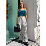 グラフィックデザインワイドパンツ | EVRIS | 詳細画像14 