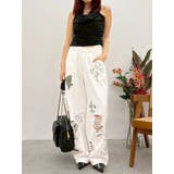 グラフィックデザインワイドパンツ | EVRIS | 詳細画像26 