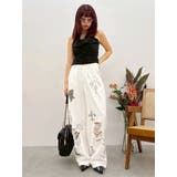 グラフィックデザインワイドパンツ | EVRIS | 詳細画像27 