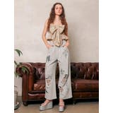 グラフィックデザインワイドパンツ | EVRIS | 詳細画像3 