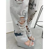 グラフィックデザインワイドパンツ | EVRIS | 詳細画像7 