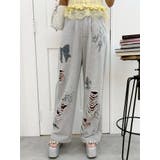 グラフィックデザインワイドパンツ | EVRIS | 詳細画像8 