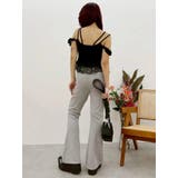 ビジューカッティングスウェットフレアパンツ | EVRIS | 詳細画像10 