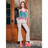 ビジューカッティングスウェットフレアパンツ | EVRIS | 詳細画像4 