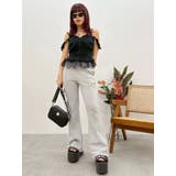 ビジューカッティングスウェットフレアパンツ | EVRIS | 詳細画像8 