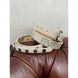 オリジナルロゴスタッズベルト | EVRIS | 詳細画像1 