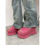 【厚底】フリンジズタッズサンダル | EVRIS | 詳細画像11