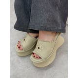 【厚底】フリンジズタッズサンダル | EVRIS | 詳細画像17