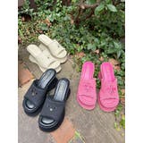 【厚底】フリンジズタッズサンダル | EVRIS | 詳細画像2