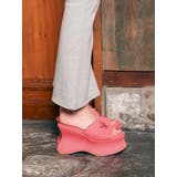 【厚底】フリンジズタッズサンダル | EVRIS | 詳細画像3