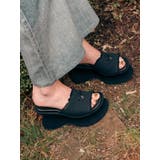 【厚底】フリンジズタッズサンダル | EVRIS | 詳細画像6