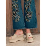 【厚底】フリンジズタッズサンダル | EVRIS | 詳細画像9