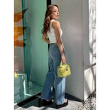 ビジューワイドデニムパンツ | EVRIS | 詳細画像16 