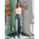 ビジューワイドデニムパンツ | EVRIS | 詳細画像26 