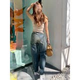 ビジューワイドデニムパンツ | EVRIS | 詳細画像30 